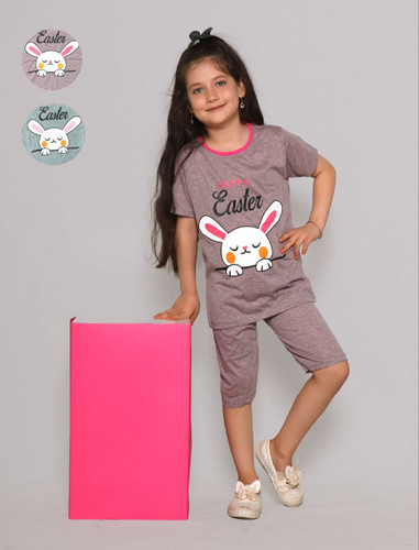 خرید بلوز ساپورت دخترانه ملانژ خرگوشی