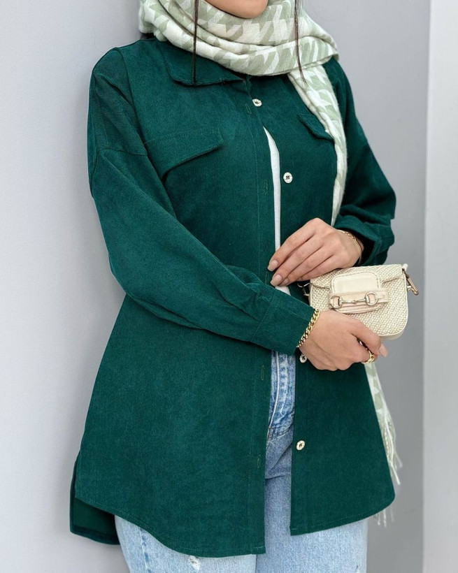 خریدیوان کبریتی زنانه دخترانه مخمل ریز ارزان رنگ یشمی