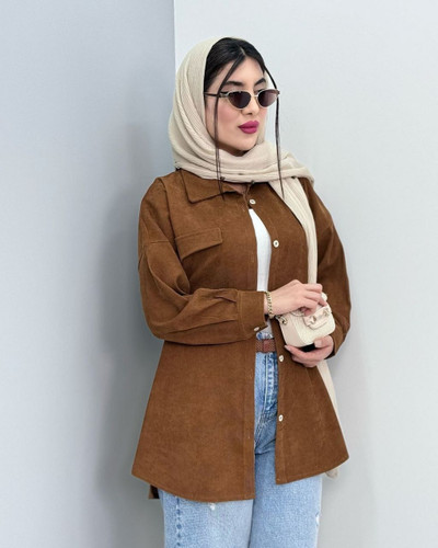 خرید دیوان کبریتی زنانه دخترانه مخمل ریز ارزان رنگ قهوه ای