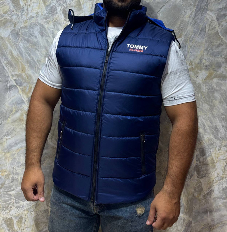 خرید پافر مردانه دو رو جنس شمعی براق ضد آب رنگ سورمه ای