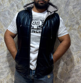 خرید پافر مردانه دورو جنس شمعی براق ضد آب رنگ مشکی