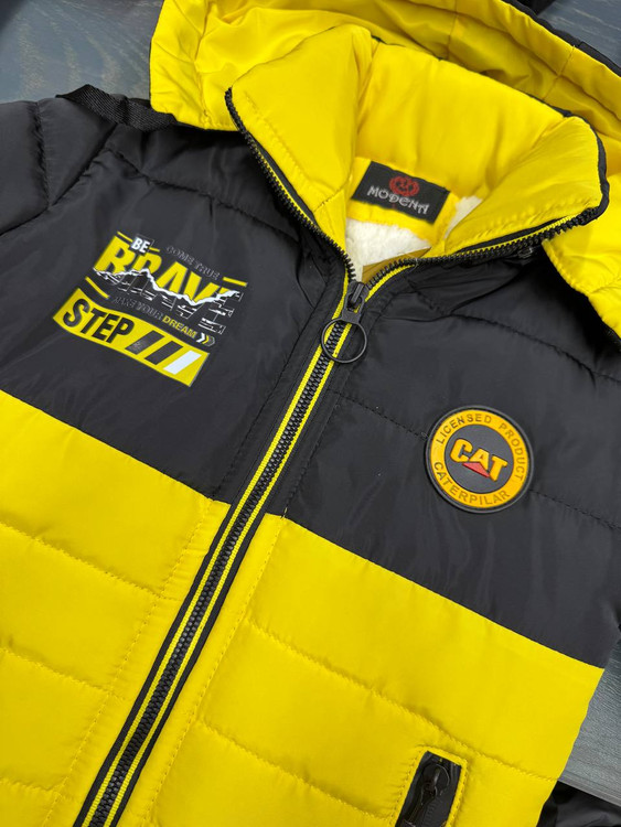 خرید کاپشن نقلی پسرانه رنگ قرمز