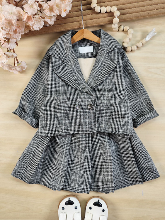 خرید سه تیکه دخترانه انیس رنگ مدادی